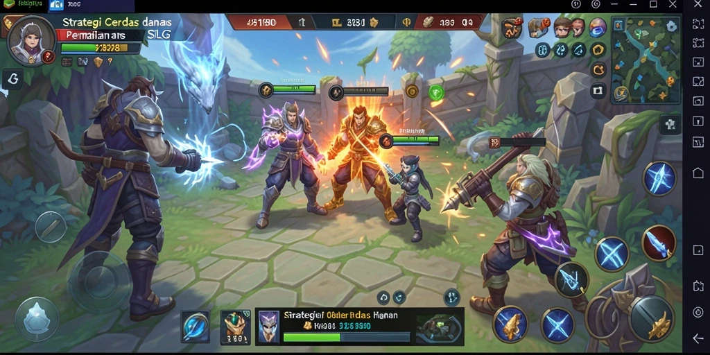 Gameplay SLG yang mendalam dan strategi yang kompleks.