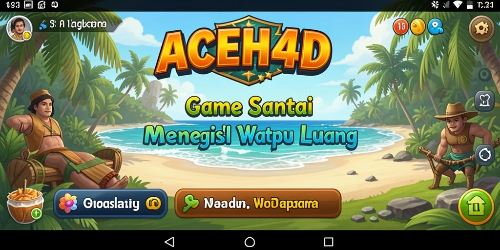 Tampilan seru dari gameplay ACEH4D yang menghibur.