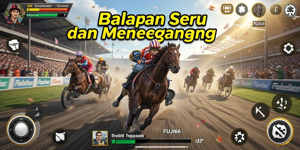Gameplay FUJI66 yang memukau dengan balapan yang intens.