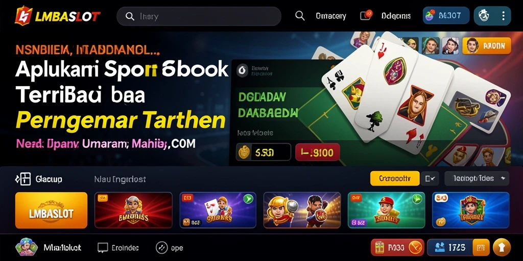 Tampilan menarik dari gameplay aplikasi Sportsbook LMBASLOT.