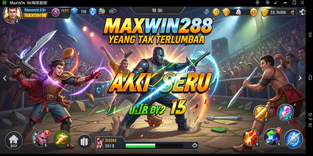 Tampilan gameplay seru dalam MAXWIN288 dengan aksi yang mendebarkan.