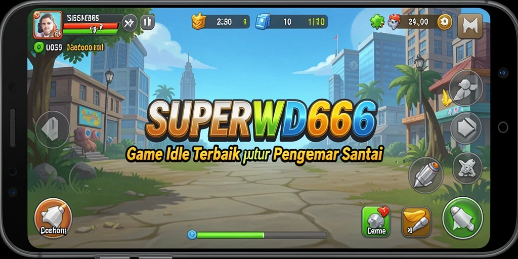 Tampilan gameplay <strong>SUPERWD666</strong> yang menarik dan penuh warna.